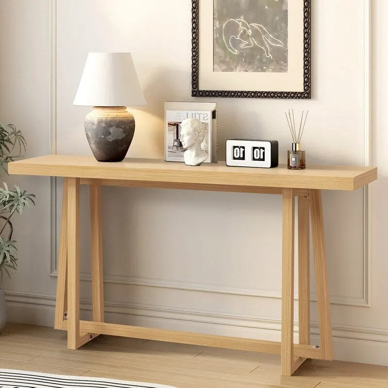 Elegante Consolle Rettangolare da Esterno, con Struttura Robusta, per Ingresso e Corridoio