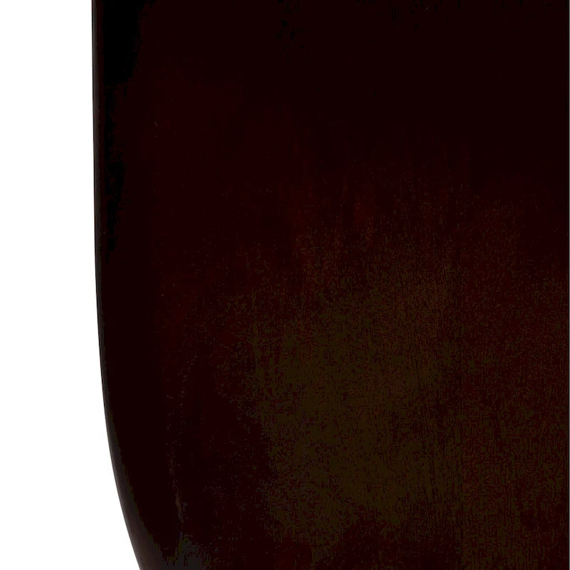 Tavolino da Caffè Ovale Astratto Moderno Marmo e Legno 16H - 48 x 24 x 16