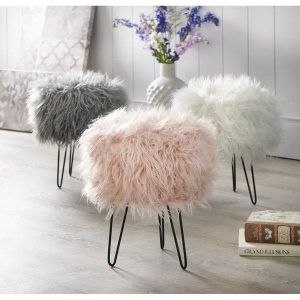 Simple Living Patrice Round Stool