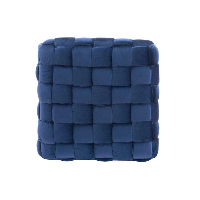 Pouf quadrato in velluto