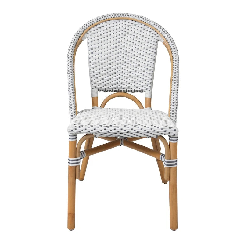 Sedia da bistrot in rattan