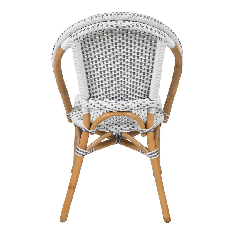 Sedia da bistrot in rattan