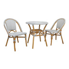 Sedia da bistrot in rattan