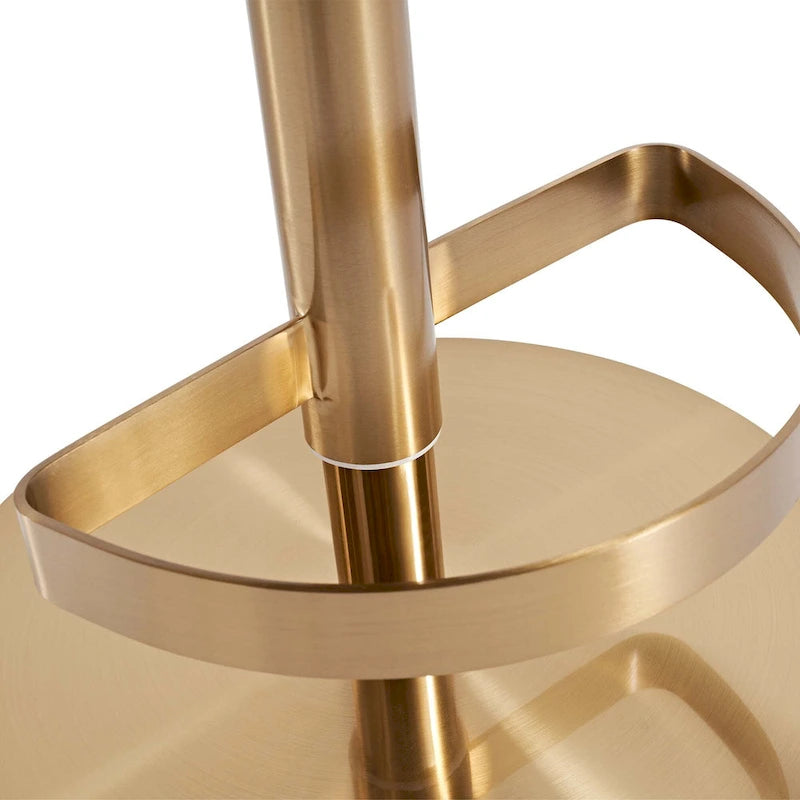 Sgabello da bar in PU color kaki, regolabile in altezza e girevole, per cucine, bar, ristoranti e caffetterie