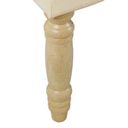 Panca Lunga Classica con Rivestimento Trapuntato - Ecopelle