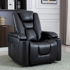 Poltrona reclinabile elettrica in pelle, per home theater, morbida