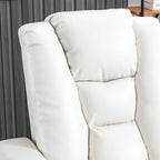 Poltrona reclinabile elettrica in pelle, per home theater, morbida