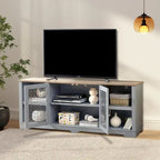 Mobile TV/Media in Stile Fattoria Moderna, Console per Intrattenimento Domestico Ispirata a un Fienile